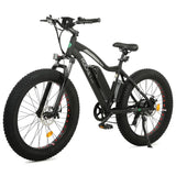 Ecotric UL Certified Rocket Fat Tire Beach Snow Electric Bike - Matt Black