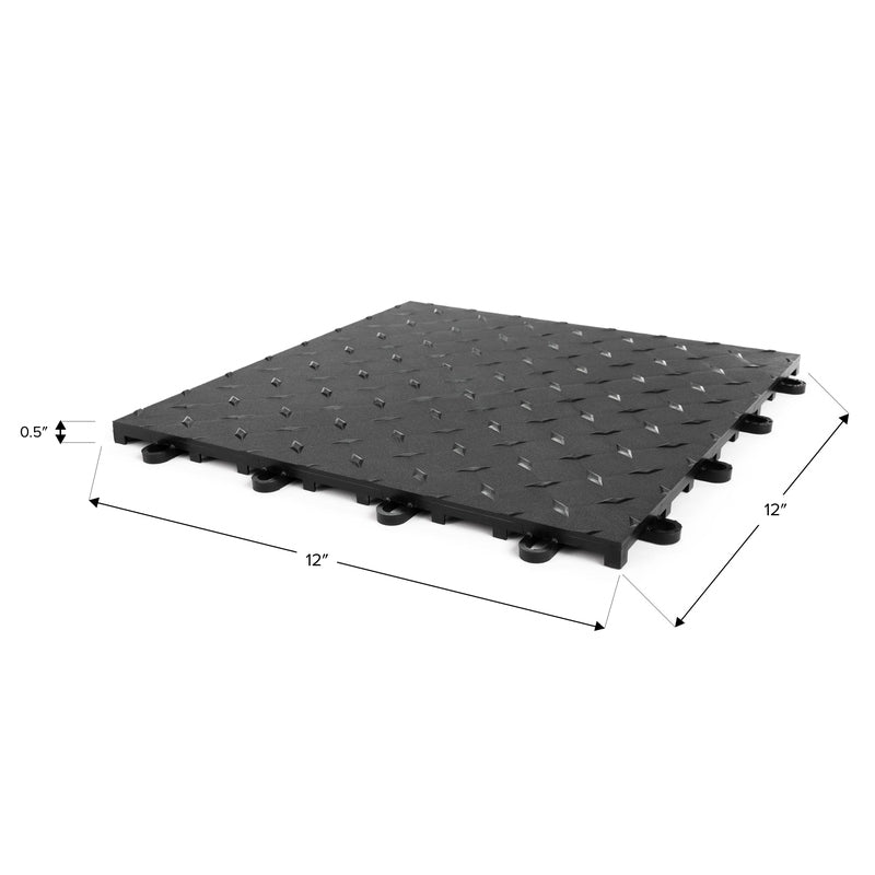 NewAge Polypropylene Garage Flooring Tiles (48-Pack)