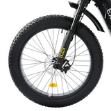 Ecotric Explorer 26 Inches 48V Fat Tire Electric Bike with Rear Rack