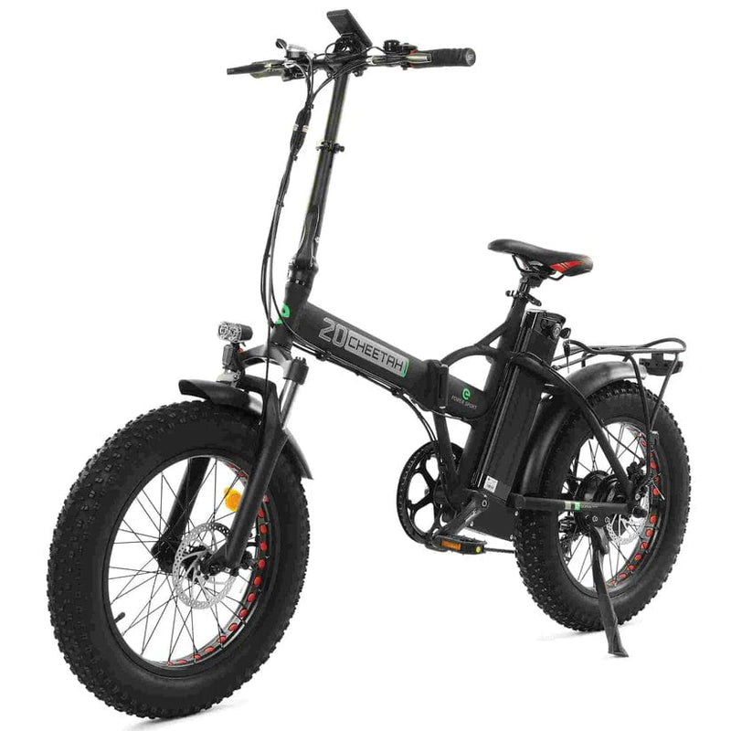 Ecotric 48V Fat Tire Portable and Folding Electric Bike with Color LCD Display