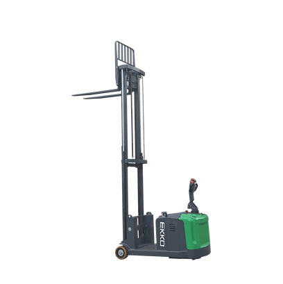 EKKO EK14S-189LI Lithium Counterbalanced Walkie Stacker SIDE-SHIFTING