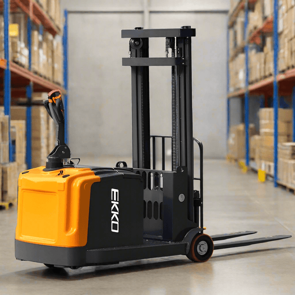 EKKO EK14-138 Counterbalanced Walkie Stacker 3300 lb Cap., 118" Height