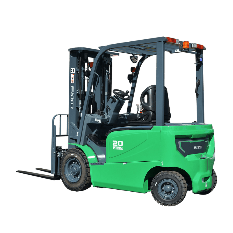 EKKO EK20G-LI 4 Wheel Electric Forklift, 4500 lbs Cap., 189" Lift Ht