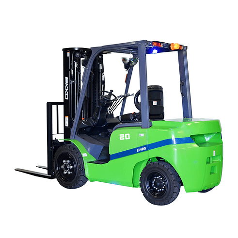 EKKO EK20GT-LI 4 Wheel Electric Forklift, 4000 lbs Cap., 185" Lift Ht