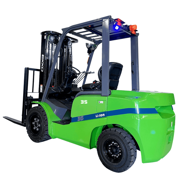 EKKO EK35GT-Li Lithium Powered Forklift, 7000 lbs Cap., 185" Lift Ht