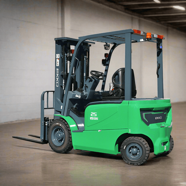 EKKO EK25G-212LI 4 Wheel Electric Forklift - 5000lbs Capacity