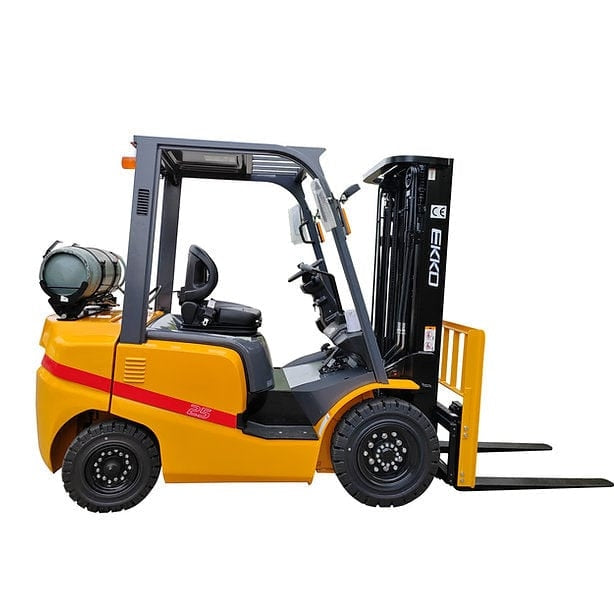 EKKO EK25TLP Forklift with solid pneumatic tires 5000 lbs., cap.