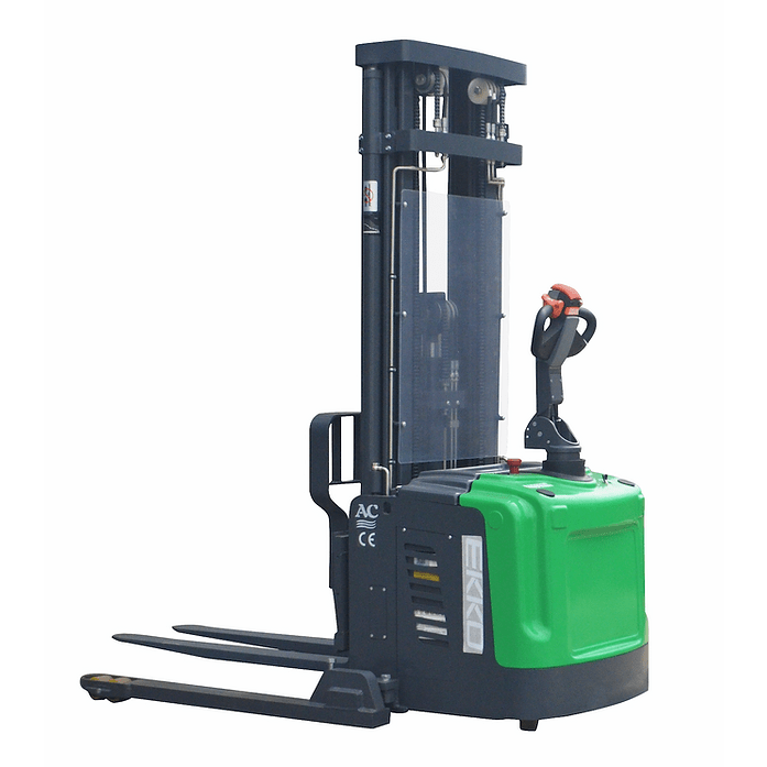 EKKO EB16EAS-189Li Straddle Stacker 4400 lb Cap., 189" Height, SIDE-SHIFT