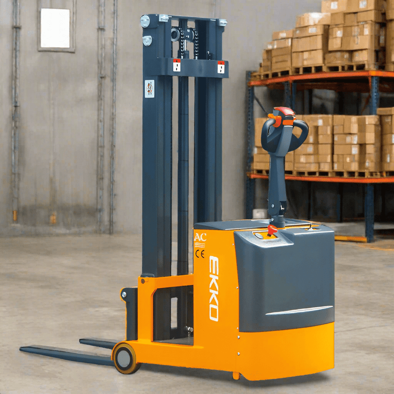 EKKO EK07S Counterbalance Walkie Stacker 1550lbs. Cap., 118" Height