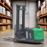 EKKO EK14S-189LI Lithium Counterbalanced Walkie Stacker SIDE-SHIFTING