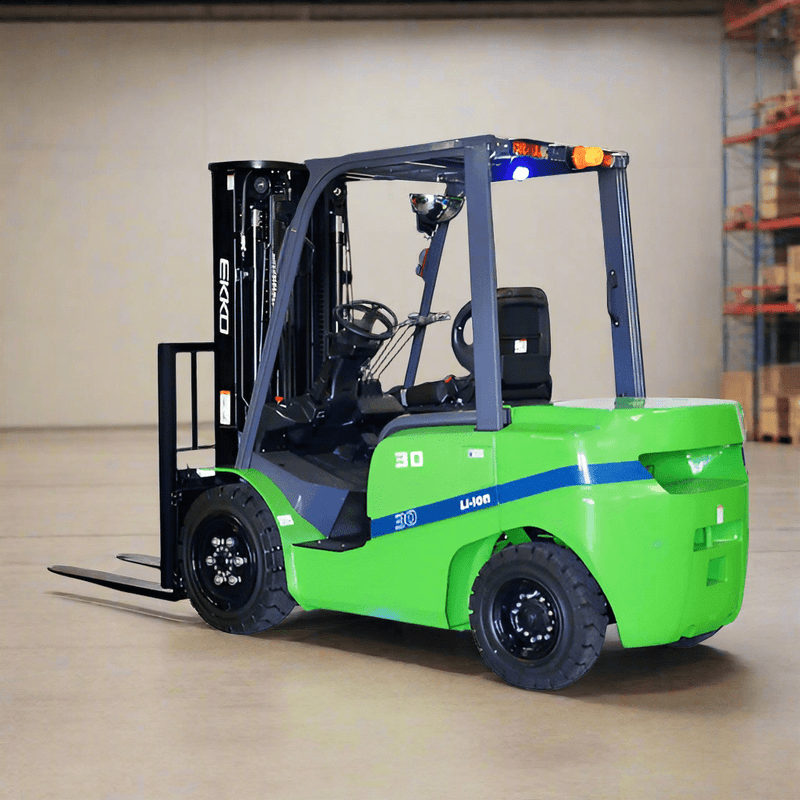 EKKO EK30GT-Li Lithium Powered Forklift, 6000 lbs Cap., 185" Lift Ht