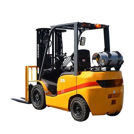 EKKO EK25TLP Forklift with solid pneumatic tires 5000 lbs., cap.