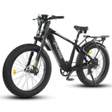 Ecotric Explorer 26 Inches 48V Fat Tire Electric Bike with Rear Rack