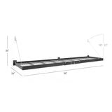 NewAge Pro Series 4 ft. x 8 ft. and 2 ft. x 8 ft. Wall Mounted Steel Shelf Set