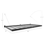 NewAge Pro Series 4 ft. x 8 ft. and 2 ft. x 8 ft. Wall Mounted Steel Shelf Set