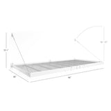 NewAge Pro Series 4 ft. x 8 ft. and 2 ft. x 8 ft. Wall Mounted Steel Shelf Set