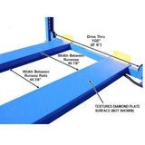 Atlas 414 14,000 LB 4-Post Lift + RJ8 Jacks Combo