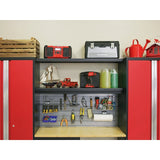 NewAge Bold Series 9 Piece Cabinet Set With Display Shelf, Wall, Base Cabinets and 30 in. Lockers