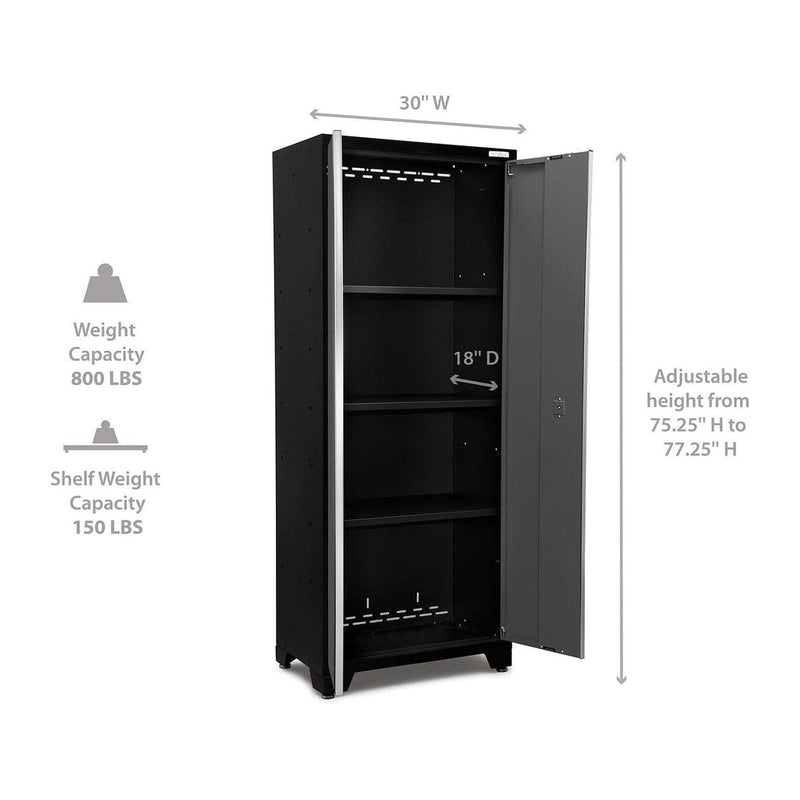 NewAge Bold Series Black 30" Locker Shelves