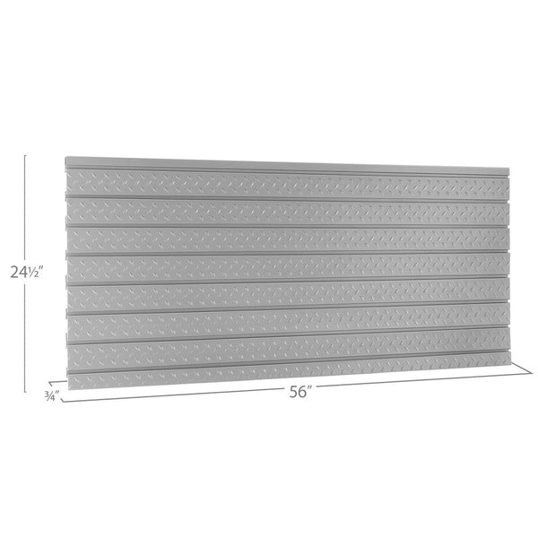 NewAge Pro Series Diamond Plate Slatwall Backsplash