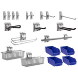 NewAge Steel Slatwall 20-Piece Accessory Kit