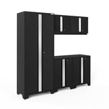 NewAge Bold Series 5 Piece Cabinet Set With Base, Wall Cabinets and 30 in. Locker