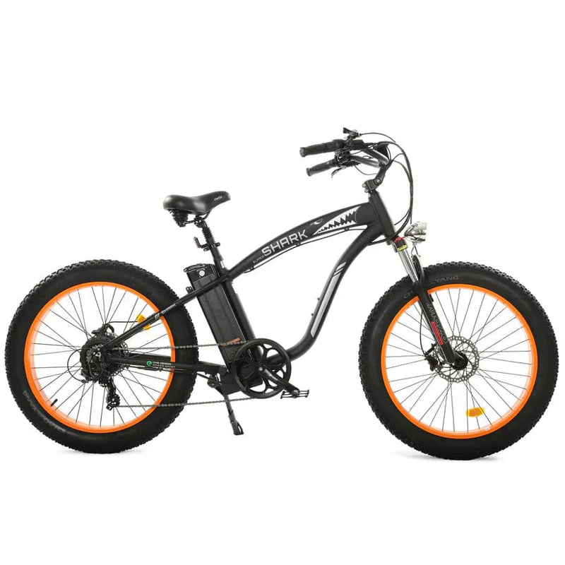 Ecotric UL Certified Hammer Electric Fat Tire Beach Snow Bike - Orange