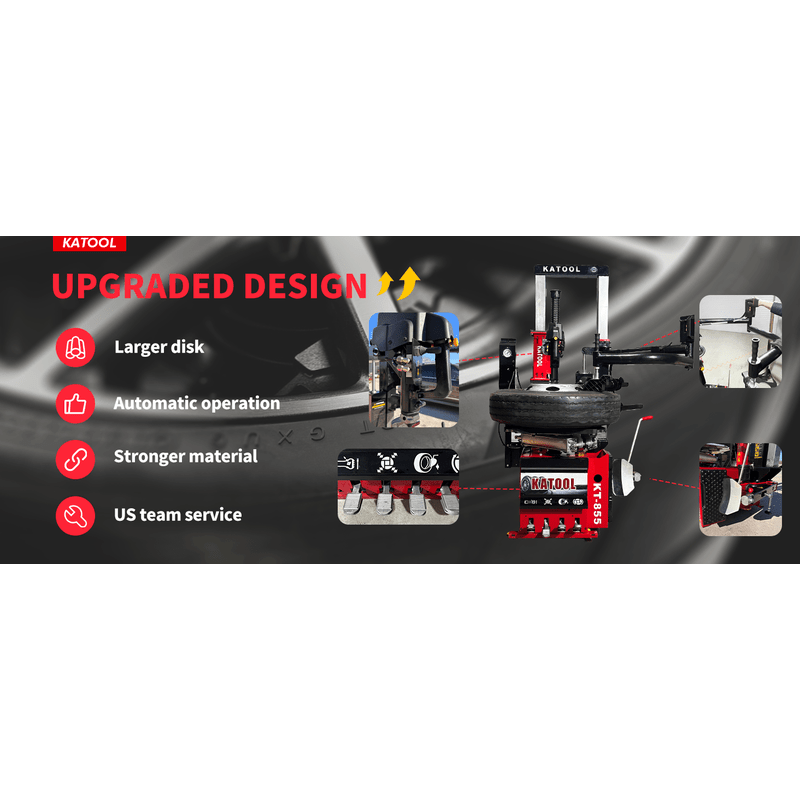 Katool Tire Changer KT-855 Vertical Tire Press Changer Wheel Changer Machine