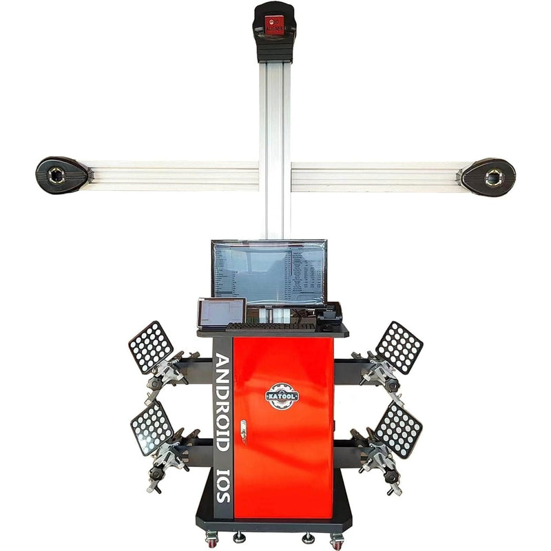 Katool KT-AV9 Wheel Alignment Machine Full-Automatic Works on 2 Post & Scissor Lift