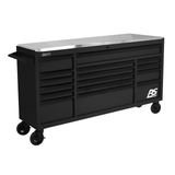 Homak | 72” RS Pro Series 16 Drawer Roller Cabinet with Stainless Steel Top