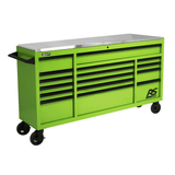 Homak | 72” RS Pro Series 16 Drawer Roller Cabinet with Stainless Steel Top