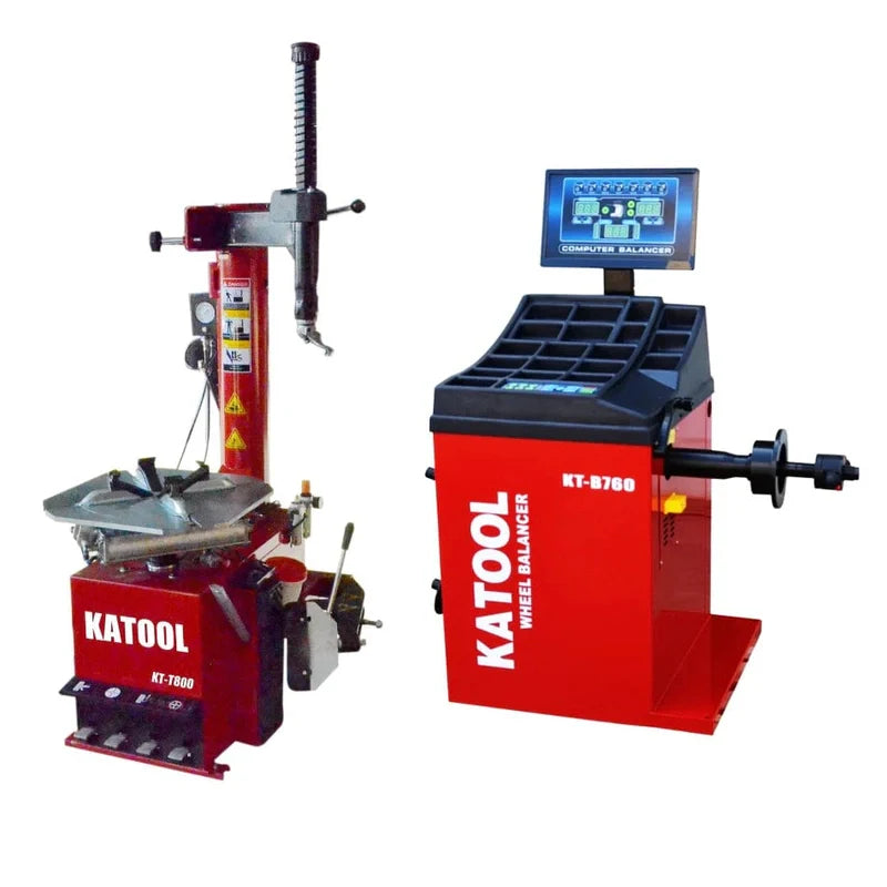 Katool Tire Changer KT-T800 & Wheel Balancer KT-B760 Combo