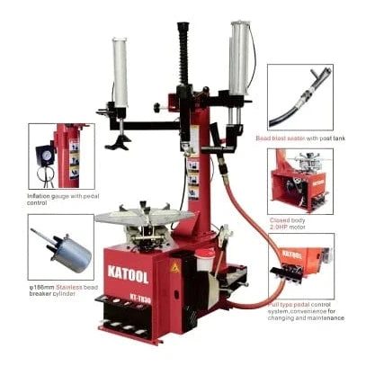 Katool Tire Changer KT-T830 & Wheel Balancer KT-B700 Combo