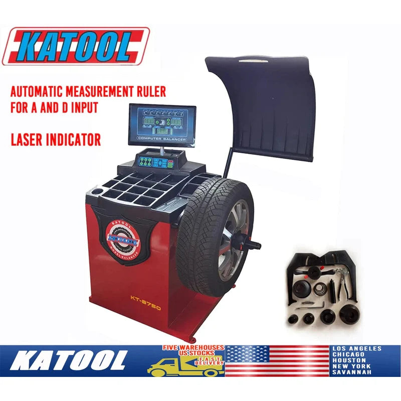 Katool KT-T810 & KT-B750 Tire Changer & Wheel Balancer Combo