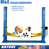 Katool KT-H105 Two Post Vehicle Lift 10,000lbs