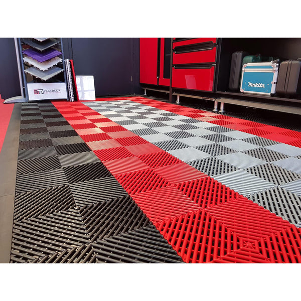 RaceDeck | Free Flow 12" x 12" - Box of 48 Tiles