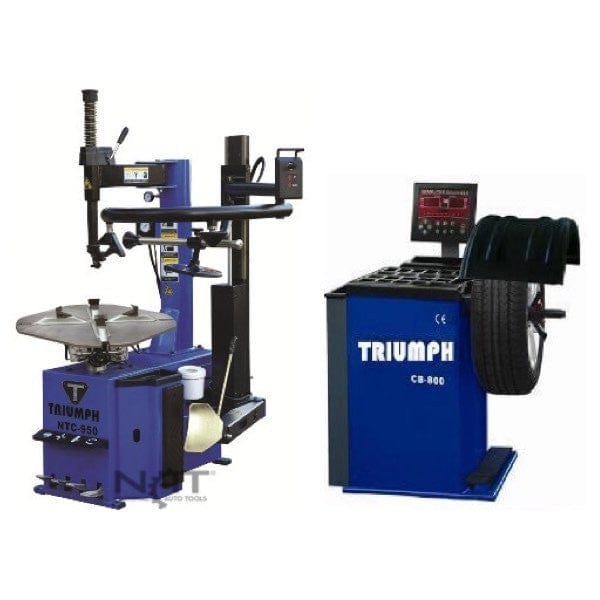 Triumph | NTC-950-1 Tire Changer + NTB-800 Wheel Balancer Combo