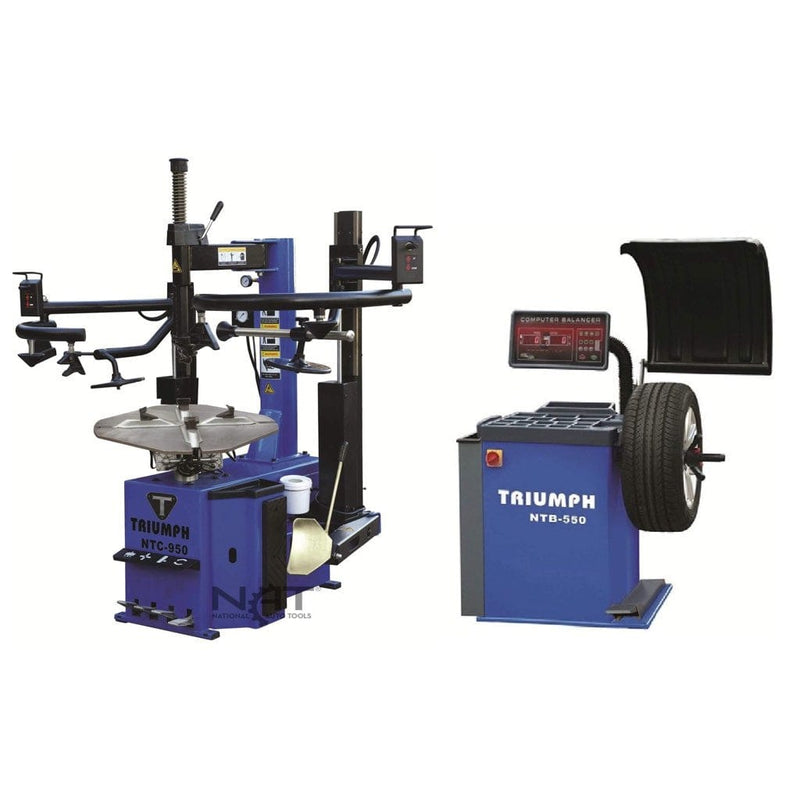 Triumph | NTC-950-2 Tire Changer + NTB-550 Wheel Balancer Combo