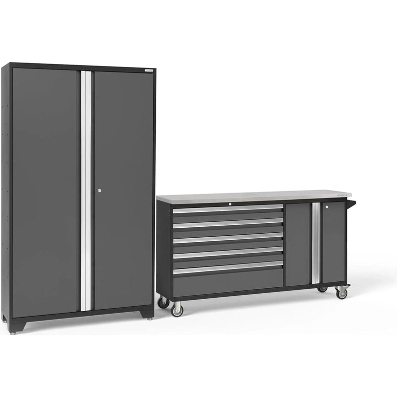 NewAge Bold 3.0 Series 2-Piece Garage Cabinet Set With Project Center