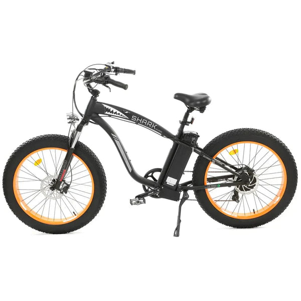 Ecotric UL Certified Hammer Electric Fat Tire Beach Snow Bike - Orange