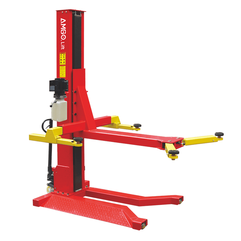 AMGO SML-7 7,000 lbs Single Post Lift