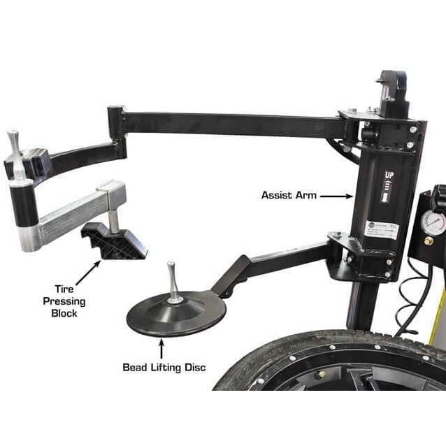 Atlas Platinum PTC300 Rim-Clamp Tire Changer w/ Assist Arm