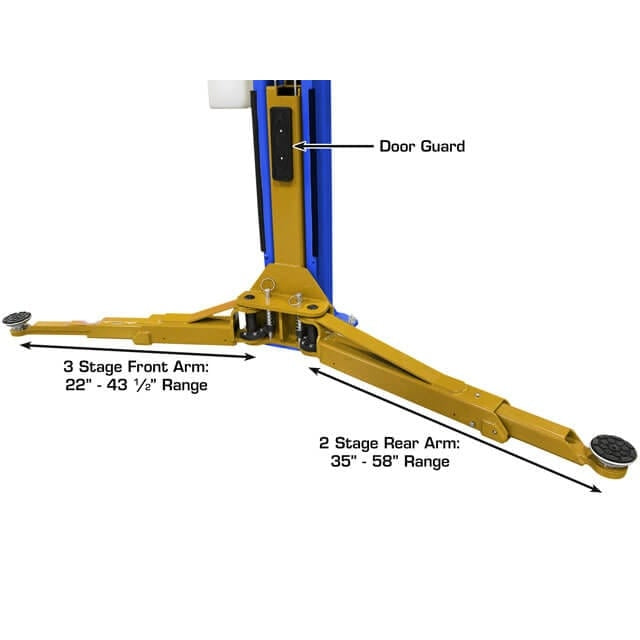 Atlas Platinum PVL10 ALI Certified 10,000 lb Overhead 2 Post Lift