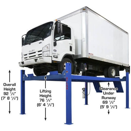 Atlas Platinum PVL14 4 Post Lift + RJ7000 Rolling Jacks ALI Certified Combo