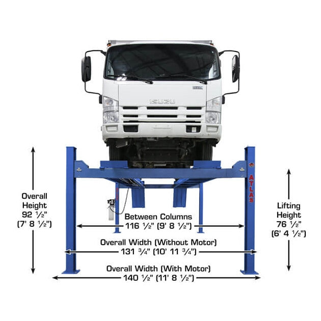 Atlas Platinum PVL14 4 Post Lift + RJ7000 & Alignment Kit ALI Certified Combo