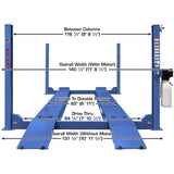 Atlas Platinum PVL14 4 ALI Certified 14,000 lb 4 Post Lift