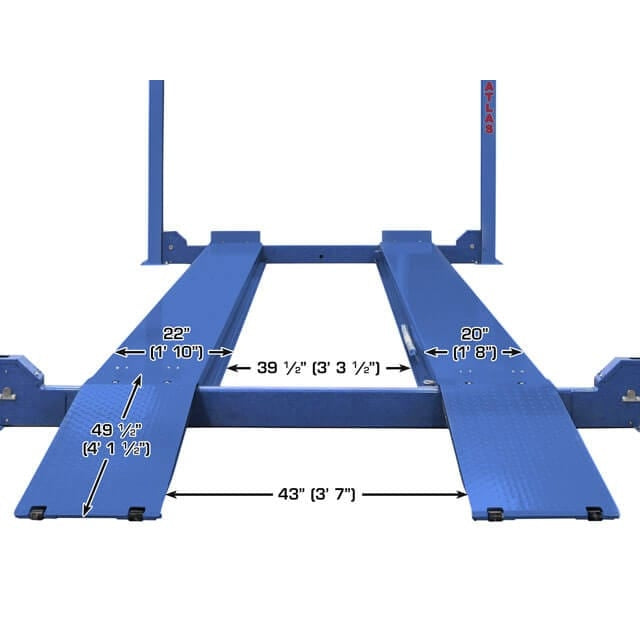 Atlas Platinum PVL14 4 Post Lift + RJ7000 & Alignment Kit ALI Certified Combo