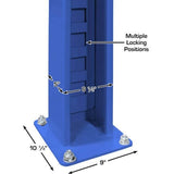 Atlas Platinum PVL14 4 Post Lift + RJ7000 Rolling Jacks ALI Certified Combo