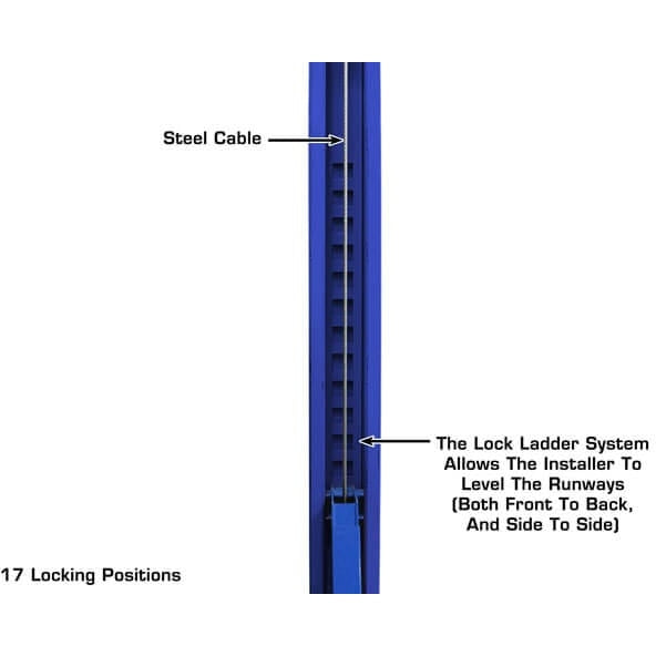 Atlas Platinum PVL14OF-EXT ALI Certified Open Front Alignment 4 Post Lift