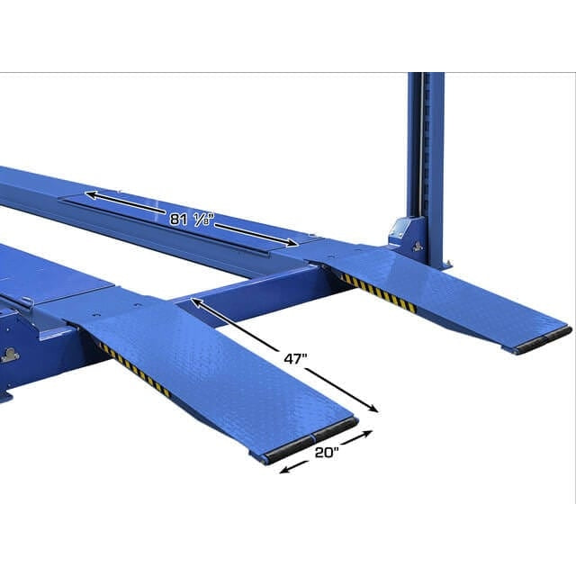 Atlas Platinum PVL14OF-EXT ALI Certified Open Front Alignment 4 Post Lift